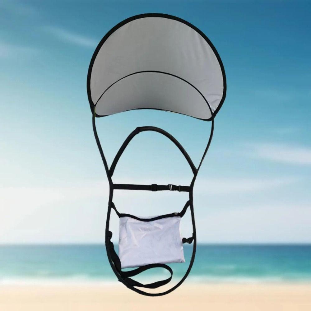 Sun Protection Fishing Umbrella Hat Large Backpack Sunshade Board Double Shoulder Umbrella Outdoor