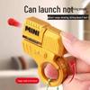Mini Recoil Ring Gun Keychain: 3D-Printed Carrot Gun Toy for Kids