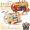 Игрушка плотника HIWO, сборочная игрушка, пожарная машина, деревянная игрушка, игрушечный инструмент, автомобиль, сделай сам, винт, автомобиль, грузовик, обучение, плотник, игра в помещении, 3, 4, 5, 6 лет