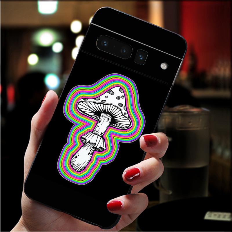 Phone Case for Google Pixel 10 9 Pro XL 9A 8 7 6 Pro Pixel 8A 7A 6A Pixel 8 7 6 5 Mushrooms Case
