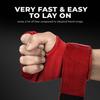 Premium Gel Inner Quick Wrapping for Muay and Martial with Long Wrist Wraps FIGHTR® Gloves, Boxing, MMA, Thai, Arts, [Officially Imported] (Large,