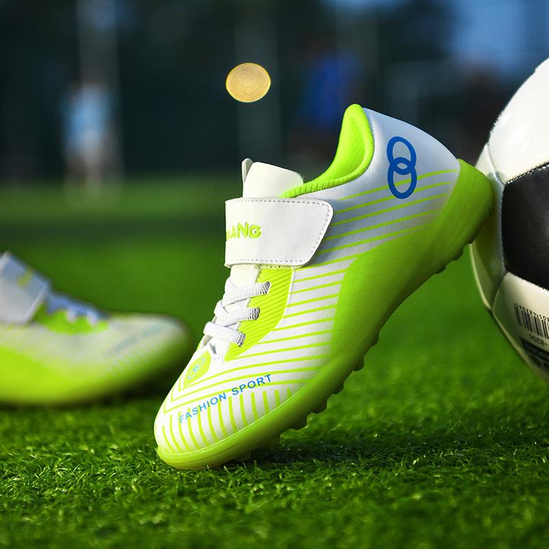 Children'S Football Shoes Boys And Girls Comfortable Lightweight Sports Shoes Professional Grass Training Football Shoes Tf Broken Nails