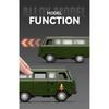 1/18 Российский УАЗ TRAVELER BUS Игрушечная Модель Внедорожники Сплав Литье под Давлением Модели Автодомов Двери Открываются Звук Свет Оттянуть Назад для Ребенка