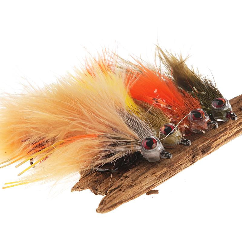 Articulated Fish Streamers High Simulation Deer Hair Bass Bugs for Coastal Offshore Big Game Fishing