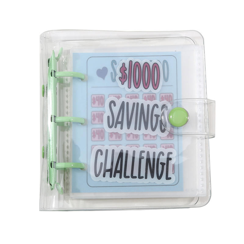 Мини-блокнот из ПВХ для экономии денег, блокнот с отрывными листами, денежная бюджетная книга, конверт, кошелек-органайзер