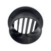 60mm / 75mm Diesel Heater Duct Ducting Air Vent Outlet Flat Round Rotatable Connector Black For Car Truck VAN Camper