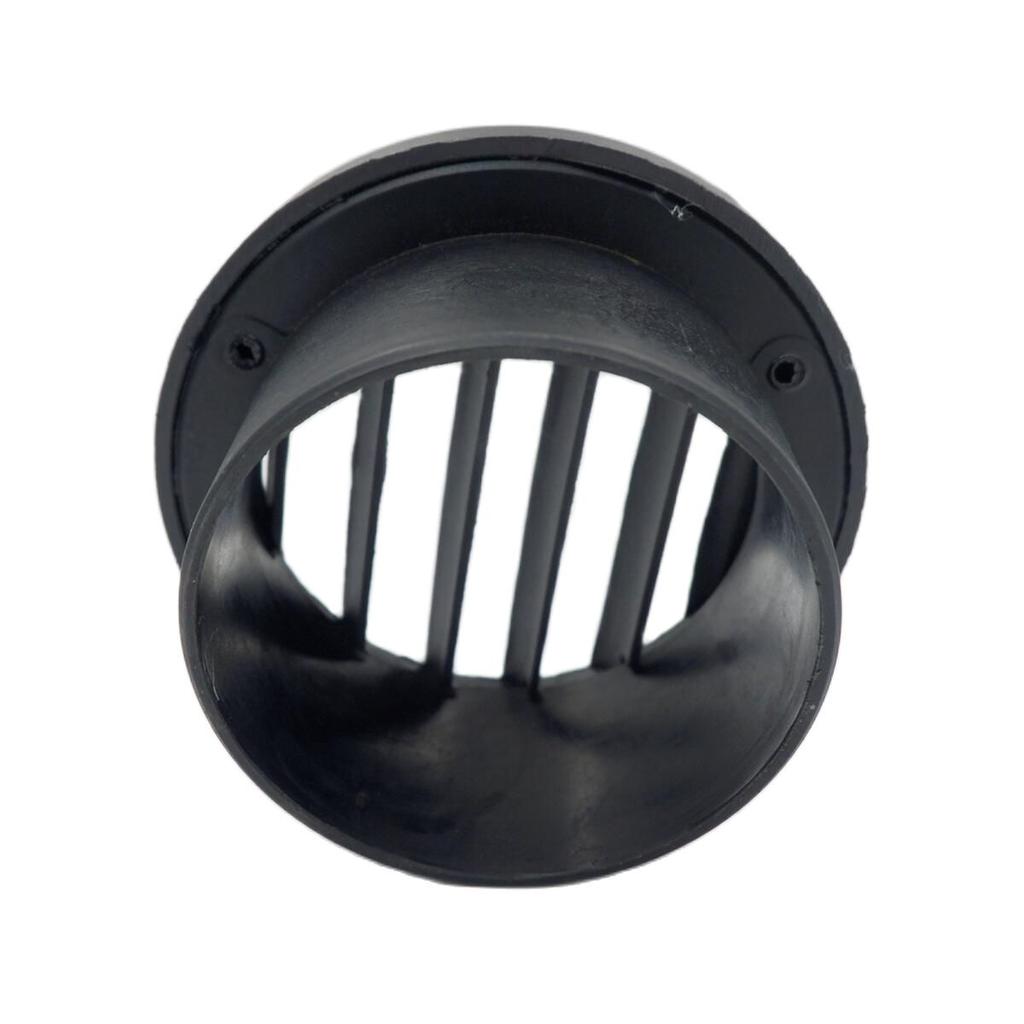 60mm / 75mm Diesel Heater Duct Ducting Air Vent Outlet Flat Round Rotatable Connector Black For Car Truck VAN Camper