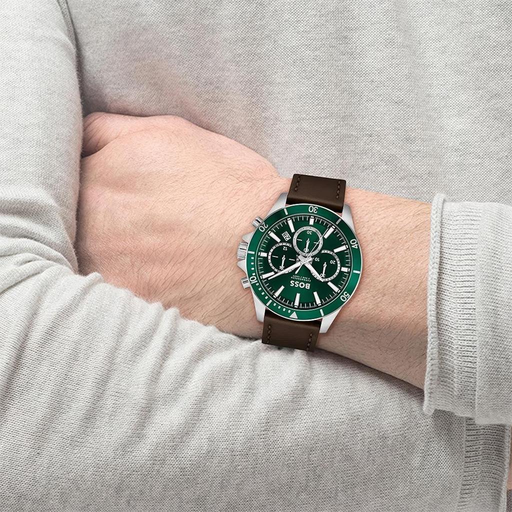 Hugo Boss 1514098 Troper зеленые мужские часы