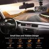 WiFi 1080P 3-Camera Car DVR, In-Car 3-Channel HD Dashcam Video Recorder