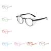 Retro Circular Anti-blue Light Eyeglasses Wind And Sandproof Pc Frame Clear Lenses Unisex Sunnies