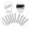 20Pcs Gold Alloy Gifts U-shaped Waved Hair Pins Hairclips Barrette