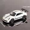 1:32 Белый Gt3 Rs Легкосплавная Модель Гоночного Автомобиля Литая Спортивная Машина С Открывающимися Дверями Инерционная Коллекционная Игрушка Для Детей  Фанатов Машин
