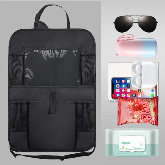 Автомобильный органайзер большой емкости на заднем сиденье с несколькими карманами, детские закуски, игрушки, сумка для хранения на спинке автомобильного сиденья, дорожные аксессуары