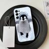 Funny Happy cute P-Penguin  Phone Case For Samsung S25,S24,S21,S22,S23,S30,Ultra,S20,Plus,Fe,Soft Silicone Black Cover