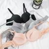 Sexy Push Up Bra for Women Underwire Bra Add Cup Bras Cotoon Gathered Brassiere Solid Color Lingerie Female