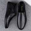 Fashion Genuine Leather Business Flats Fashion Men Loafers Classic Slip-on Man Casual Shoes Moccasins Comfortable Non-slip Outdoor Shoes