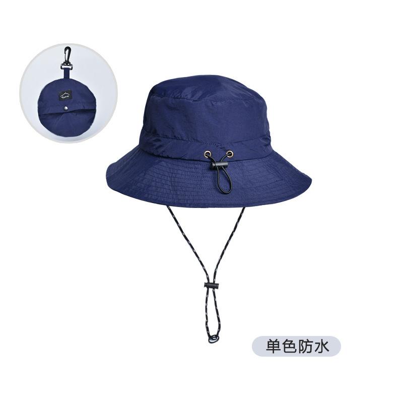 Новая летняя водонепроницаемая шляпа-ведро для мужчин, для рыбалки, альпинизма, складная, для хранения, цветная, солнцезащитная шляпа для детей