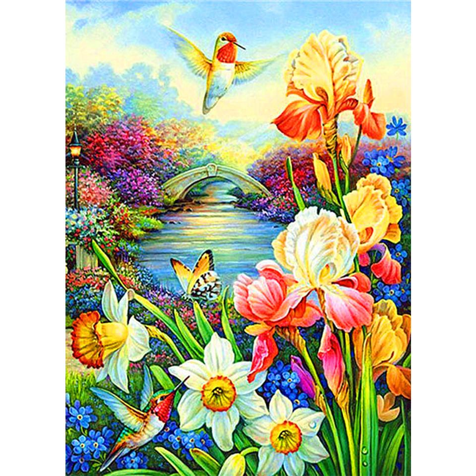 5D DIY Diamond Painting Animal Bird Cross Stitch Kit Full Diamond Embroidery Gift Mosaic Art Rhinestone Decoration Picture