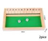 Digital Flip-Card Wooden Kids Toy Four-Sided Board Game Drinking-Game Props Educational Party Pastime Liven Social Gatherings