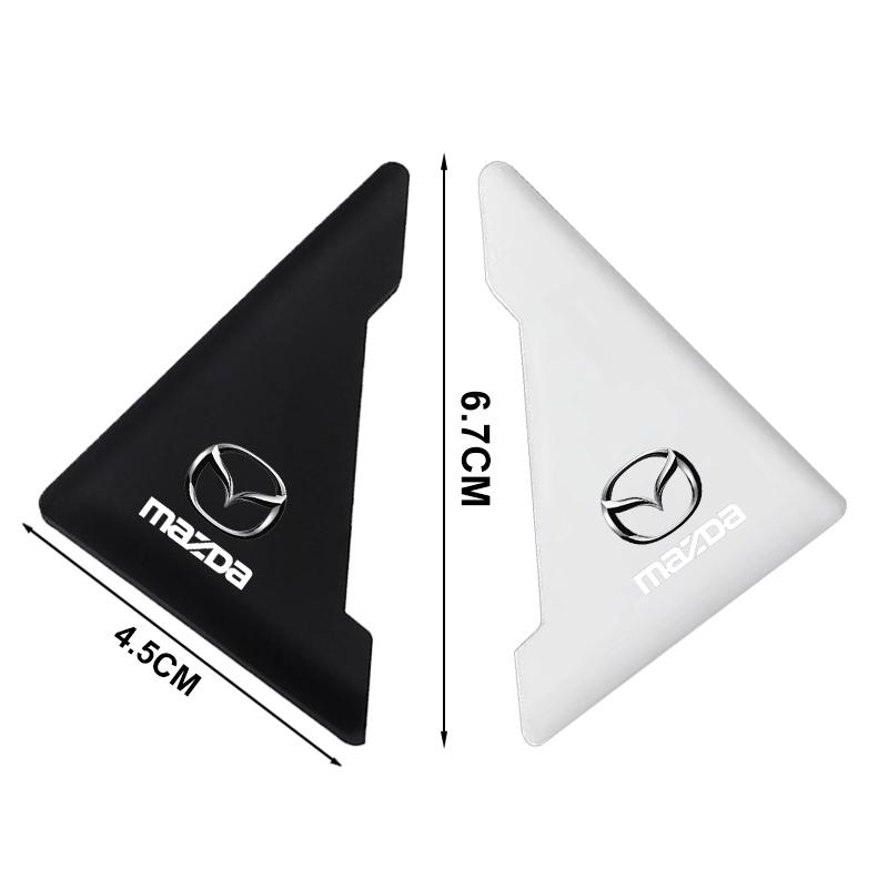 2 шт. Силиконовые защитные противоударные накладки на углы дверей автомобиля для Mazda 3 6 CX5 2 CX3 CX9 MX5 RX8 Axela Demio MS CX5 2 Axela Demio Atenza MS GJI BK MP