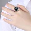 Кольцо для часов для мужчин и женщин, круглые кварцевые ювелирные изделия на палец, кольцо из нержавеющей стали, пара часов для влюбленных