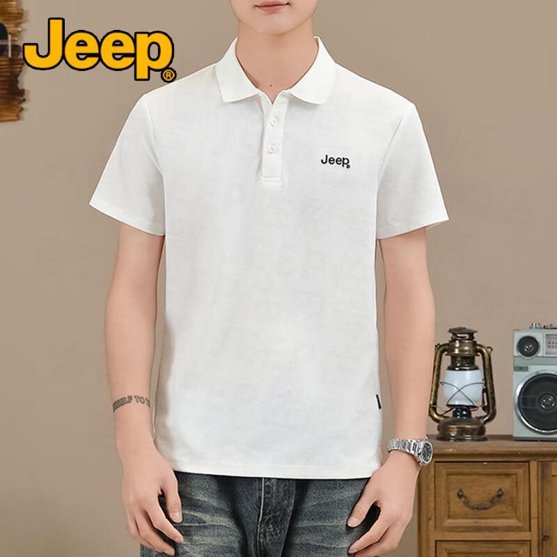 Jeep Мужская охлаждающая футболка-поло из ледяного шелка