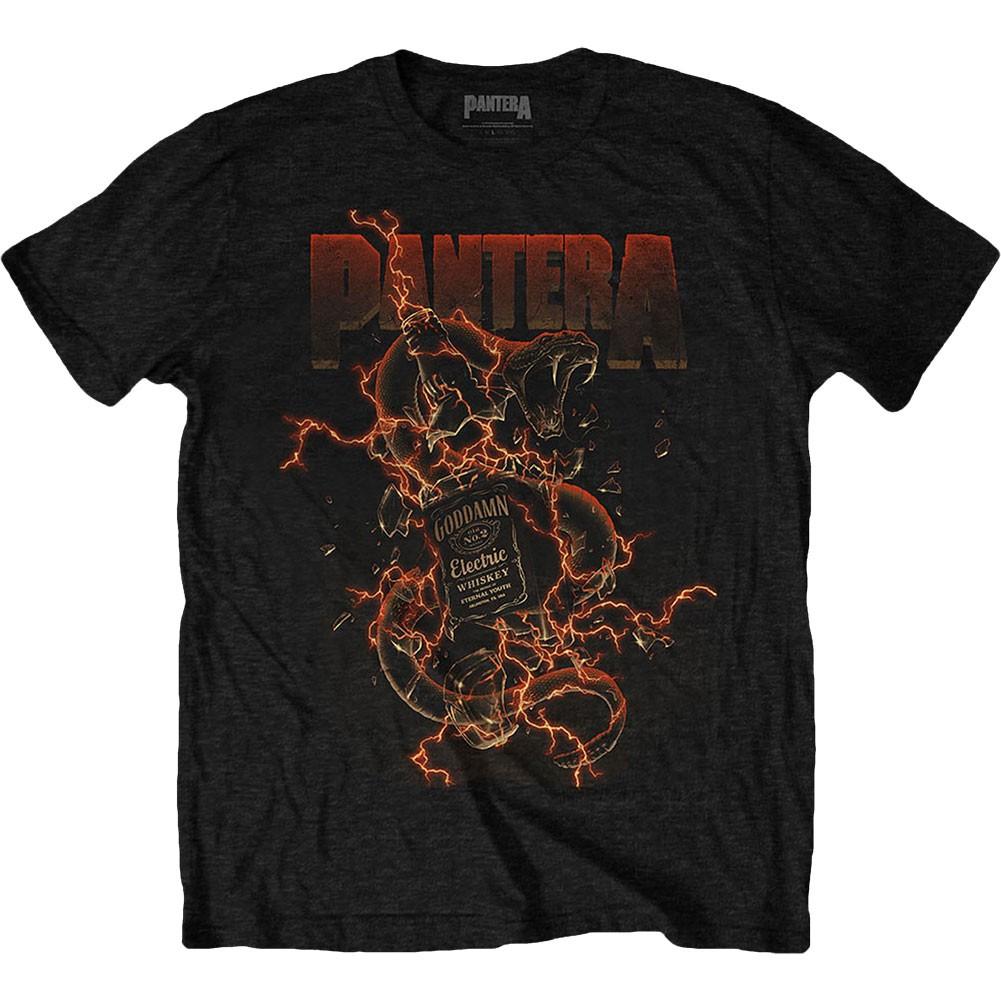 Men's Pantera Goddamn Whiskey Slim Fit T-shirt X-Large Black