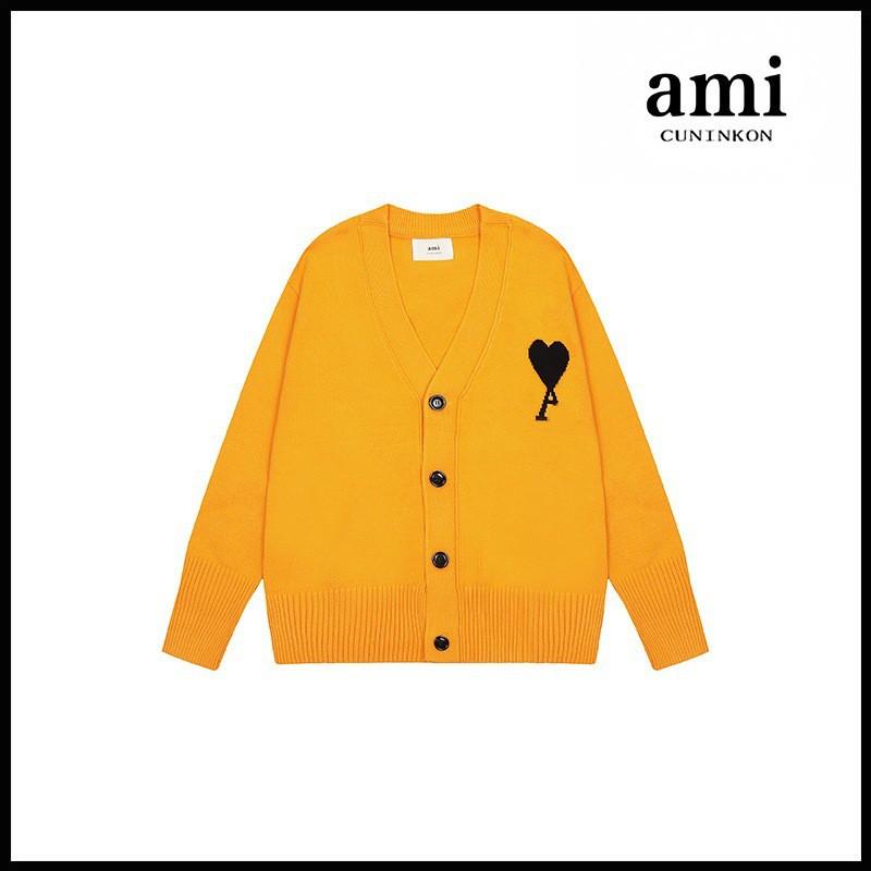 Oversized Knit Sweater With Heart Jacquard Round Neck Loose Fit Unisex Casual Pullover