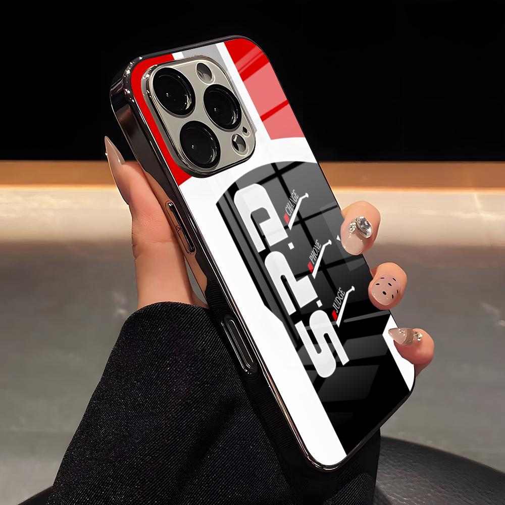 Чехол для телефона Dekaranger SPD Morpher Роскошный стеклянный чехол для iPhone 17 16 15 14 13 12 11 Pro Max Покрытие Рамка Чехол
