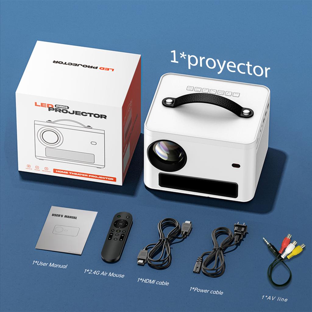 Проектор для смартфона, родной, 1080P, Android, Wi-Fi, 4k, профессиональное видео, Smart TV, домашний кинотеатр, светодиодный 3D HD, Bluetooth