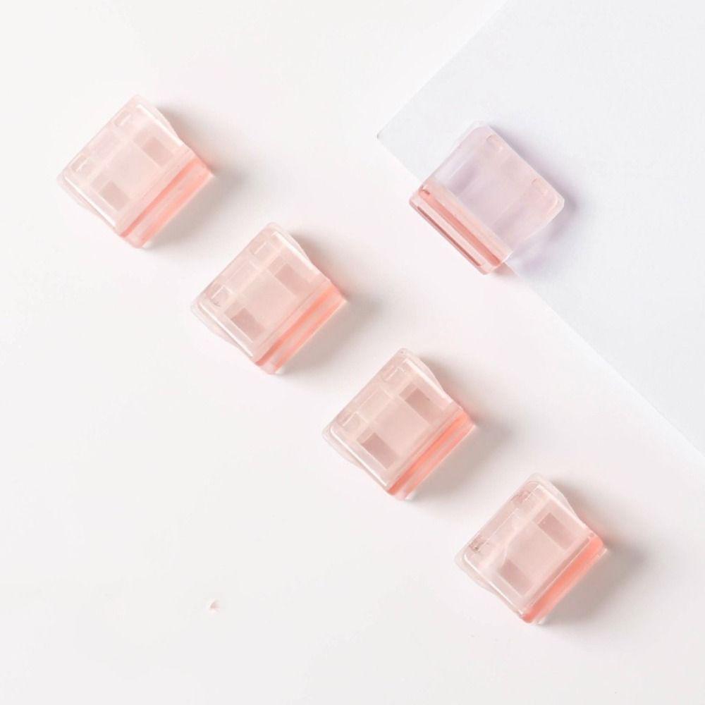 Цветной держатель для файлов Зажимы Прозрачный зажим Скрепка для писем Угловой зажим Папка для тестовых документов