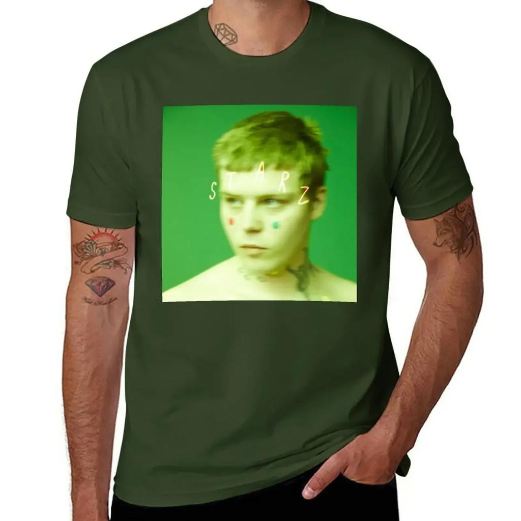 Футболка Yung Lean Starz новое издание милые топы черные футболки для мужчин