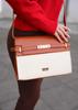 Torba damska PTN Konwalia-1412 Ecru-Brown