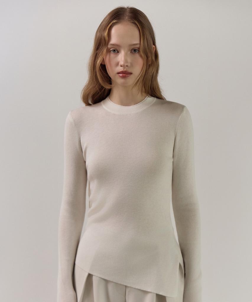 ELLIOTI Diagonal Flow Knit Ts_3Color