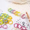 24Pcs Fruit Stitching Markers Crochet Locking Stitching Markers Rings for Knitting Crocheting Weaving Sweater Scarf Hat