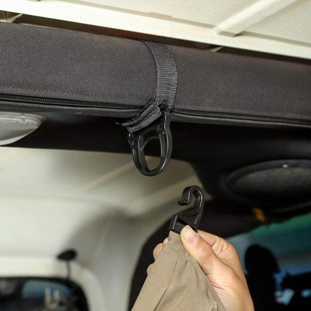 4 шт. вешалка для одежды 45 см для Jeep Wrangler TJ JK JL JT 1997-2024 Roll Bar крючок для шляпы аксессуары для салона автомобиля