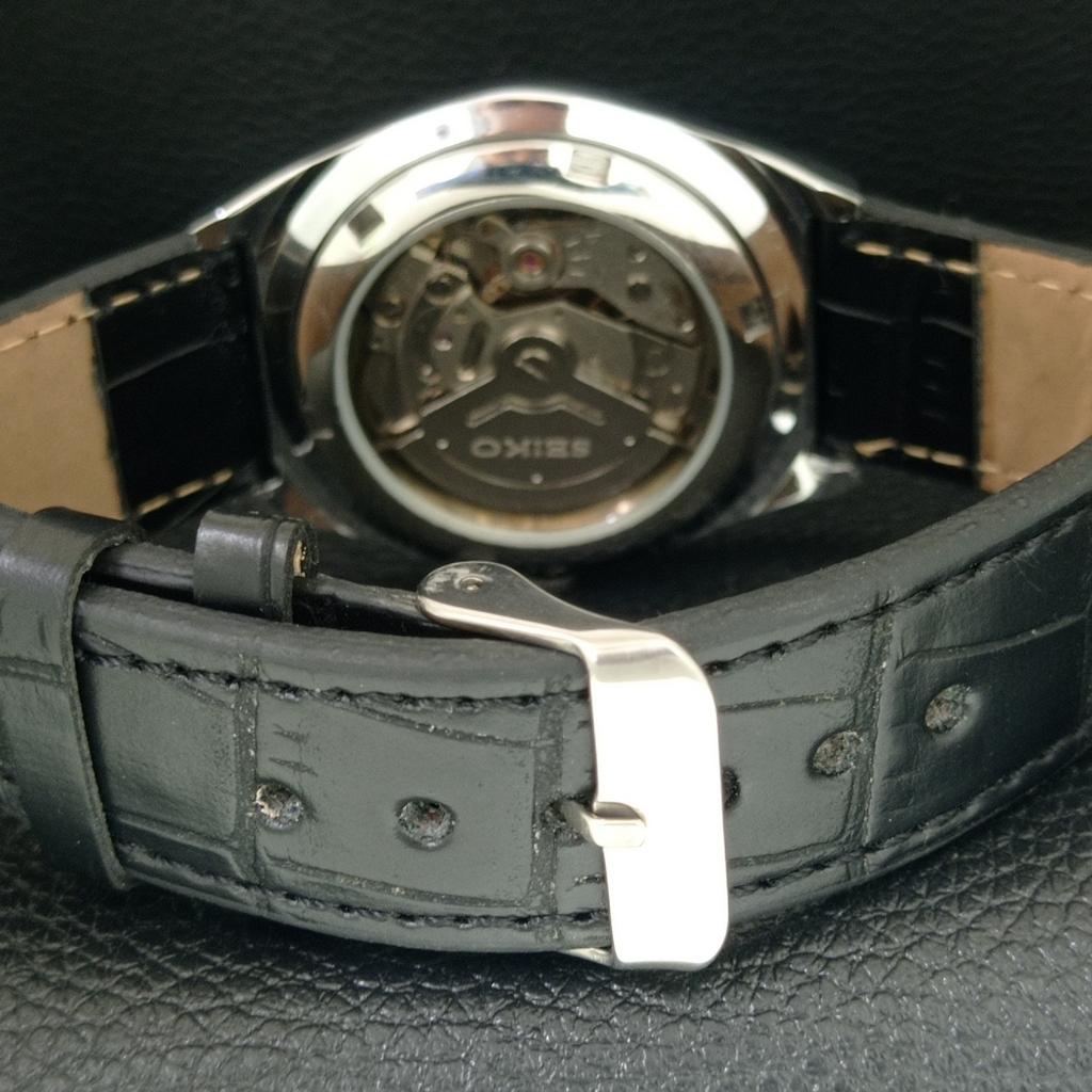 VINTAGE SEIKO 5 AUTOMATIC 6309A JAPAN MENS REFURBISHED GREEN WATCH a442217-1