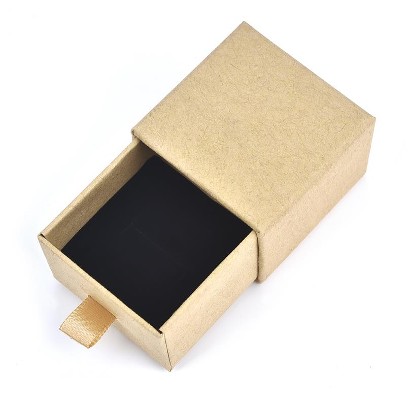 Drawer Jewelry Packaging Box Pull Out Necklace Ring Earring Bracelet Storage Organizer Display Gift Box 5 * 5 * 3cm