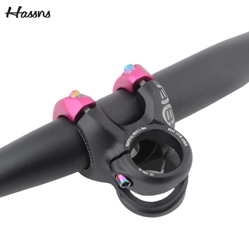 HASSNS DH40 Вынос руля для велосипеда MTB Шоссейного Горного Короткий Power Руль Стол Рулевая колонка 28.6*31.8/35*40MM Велоспорт