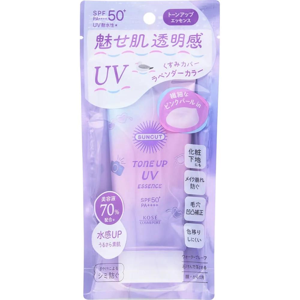 Sun Cut KOSE Cosmetics Port Sun Cut R Tone-Up UV Essence Лавандовый 80 г