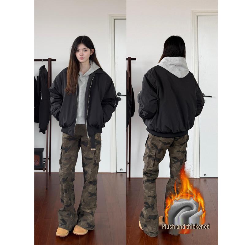 Women's Slim Fit Gray Hooded Sweatshirt - Petite Autumn Style 2025