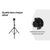 8inch Dumb Drum Stand Drummer Practice Pad Musical Instrument Lightweight Extended Height