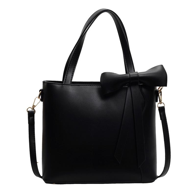 Red Bow Bridal Wedding Bag Handheld Large Capacity Square Bag New Fashionable Versatile Crossbody Bag Commuter One Shoulder Bag