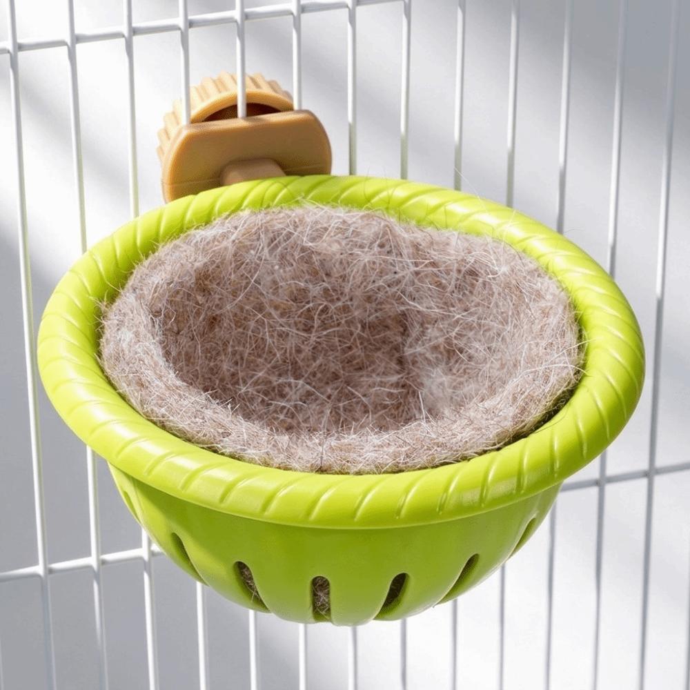 Anti-Tip Bird Breeding Nest Cozy Bird Nesting House Bird Cage Hanging Nest Cage Accessories