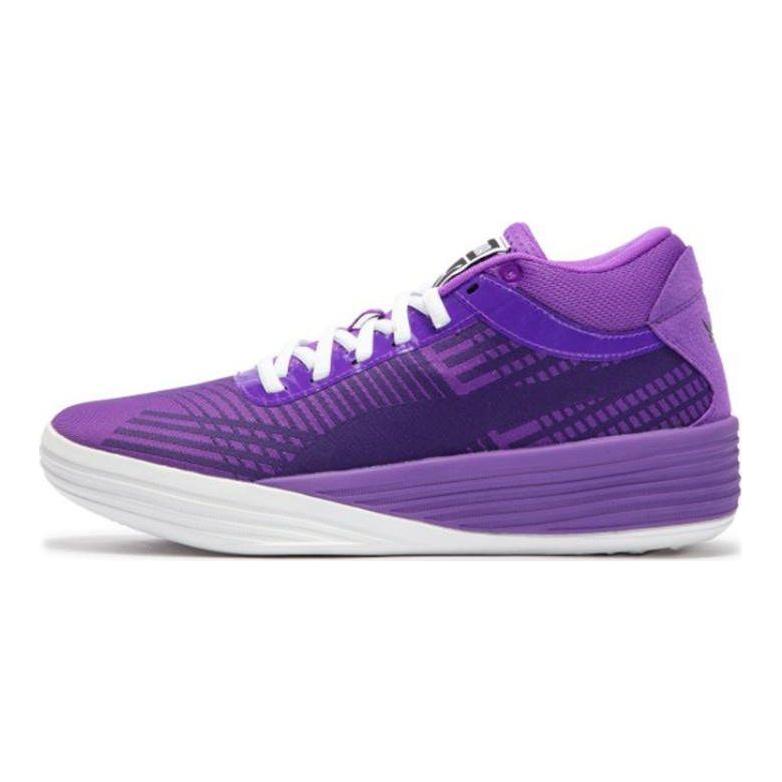 LaMelo Ball x Puma Clyde All-Pro Purple Glimmer Унисекс Кроссовки Белые 379339-01