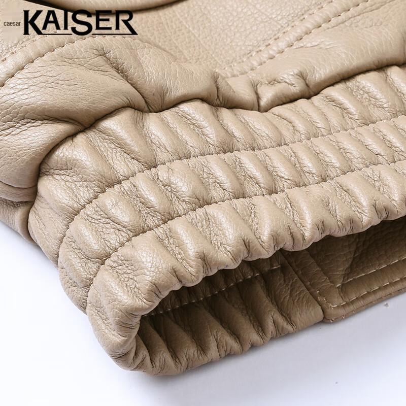 Kaiser Мужская куртка из овчины с воротником-стойкой