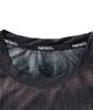 Неоновое tie-dye гоночная футболка с зажимом для вентиляционного отверстия (Аврора)