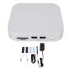 For Mac Mini M4 Dock Aluminum Alloy Stand and Hub for M4 Pro 2024 with 10Gbps USB Ax3 M.2SSDx2