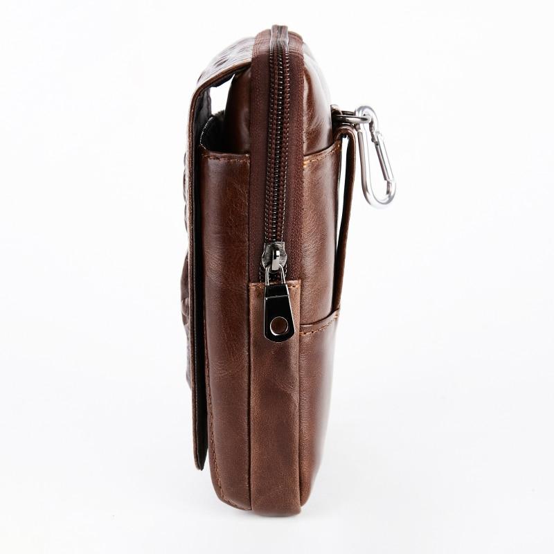 Натуральная натуральная кожа, поясной ремень, мужской портсигар для сотового/мобильного телефона, сумка для денег, кошелек с крокодиловым узором, поясная сумка Ba