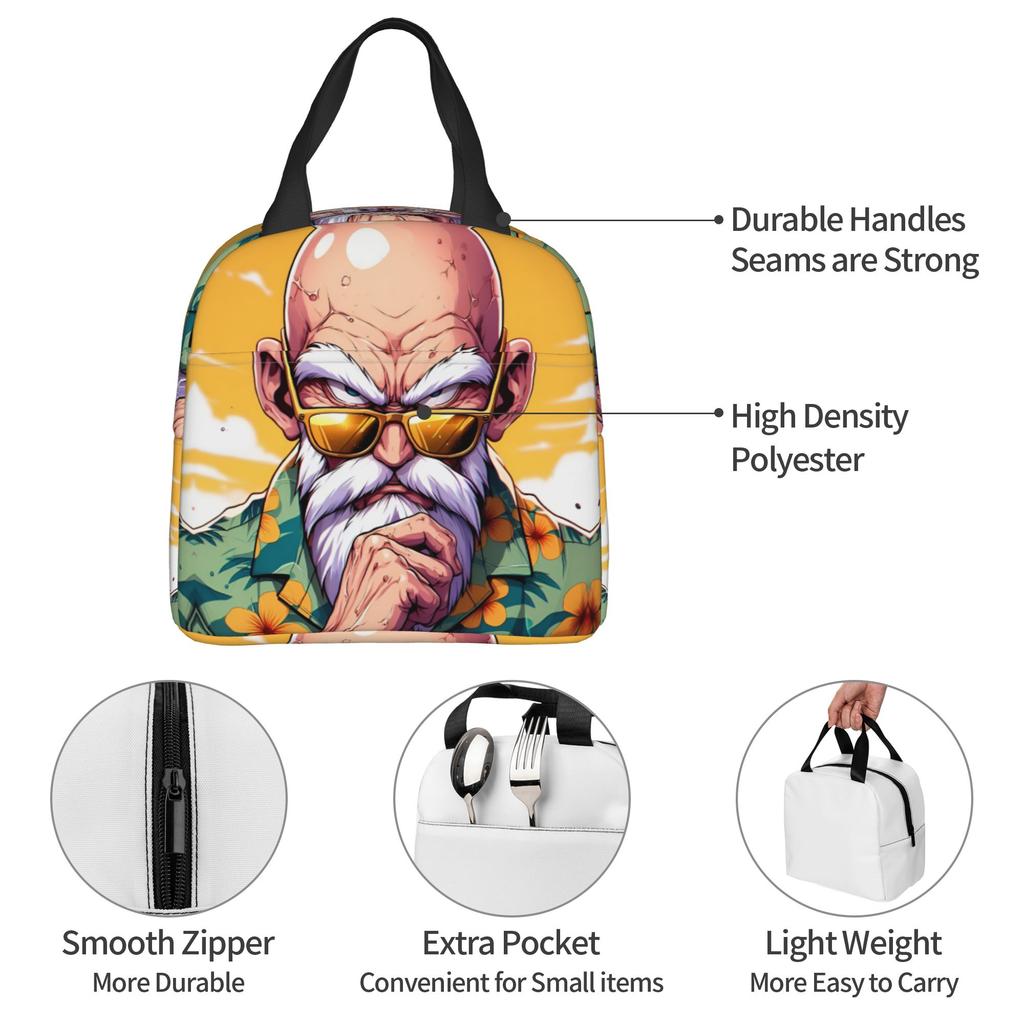 Custom Masters Roshis Lunch Bag Women Thermal Cooler Insulated Lunch Box for School